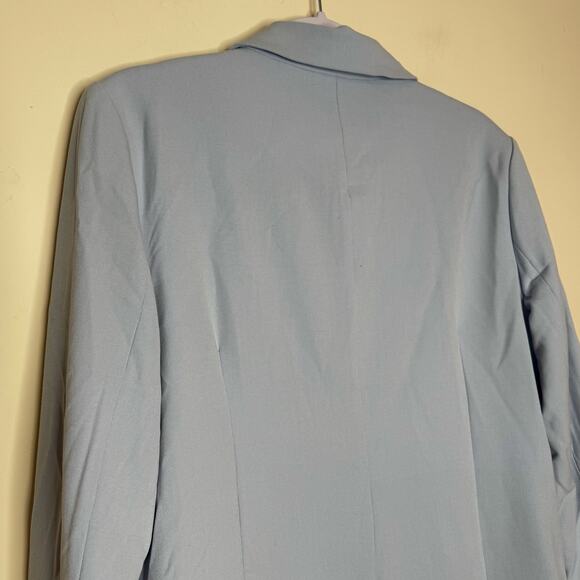 41 Hawthorn Two-Button Blazer Jacket Women’s Large Blue Notch Collar NWT - Picture 6 of 9
